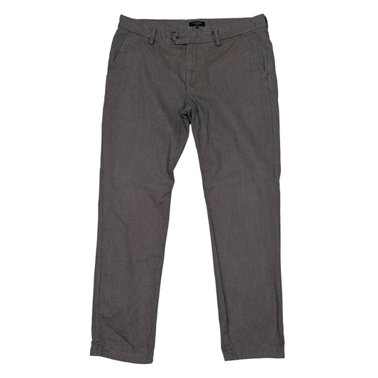 ted baker london men size 36 r brown cotton micro pattern chino trousers pants by Baker – | RewearableUK