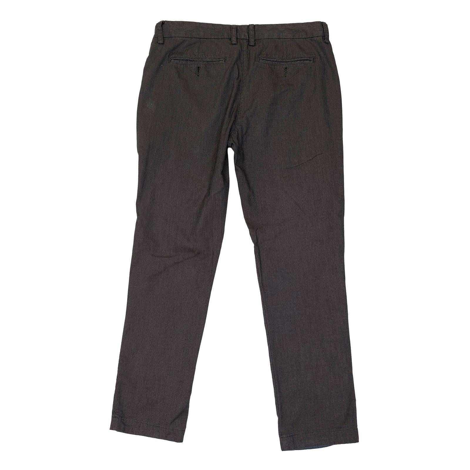 ted baker london men size 36 r brown cotton micro pattern chino trousers pants by Baker – | RewearableUK