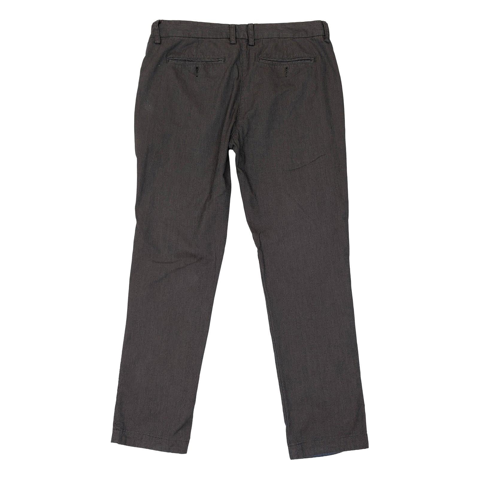 ted baker london men size 36 r brown cotton micro pattern chino trousers pants by Baker – | RewearableUK