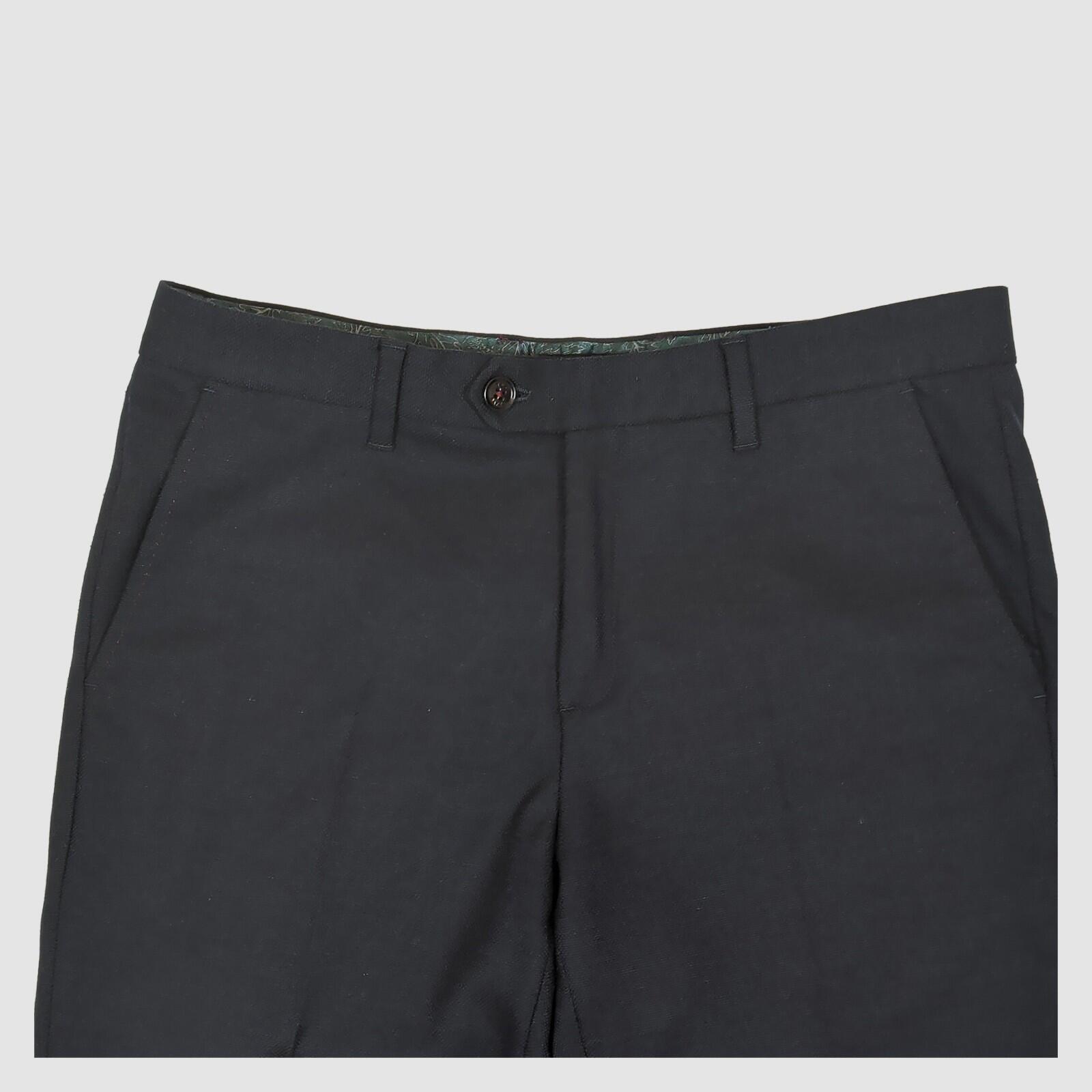 ted baker london mens black tailored smart work stretch trousers size 34 r by Baker – SMART | RewearableUK