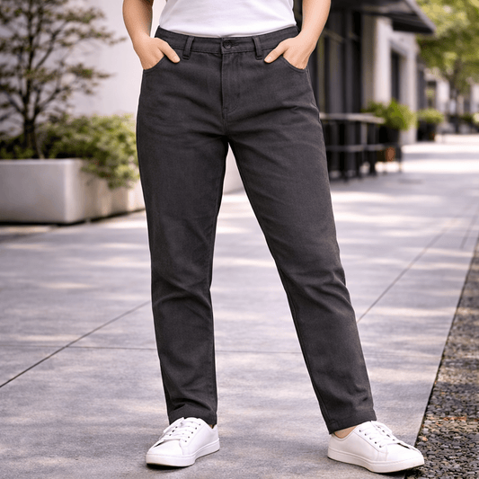 ted baker london mens brown cotton micro pattern regular chino trousers 36 r by Baker – trousers | RewearableUK