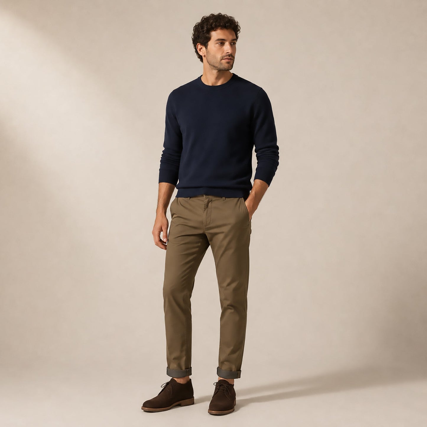 Ted Baker London Mens Brown Slim Tailored Chino Trousers 34R by Baker – chino | RewearableUK
