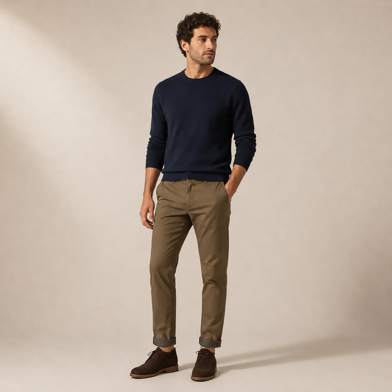 Ted Baker London Mens Brown Slim Tailored Chino Trousers 34R by Baker – chino | RewearableUK