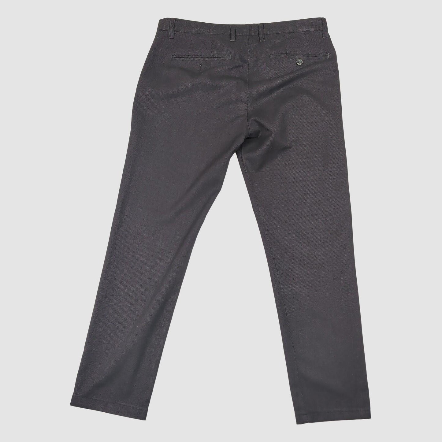 ted baker london mens dark grey textured willham smart casual trousers size 34 r by Baker – chino | RewearableUK