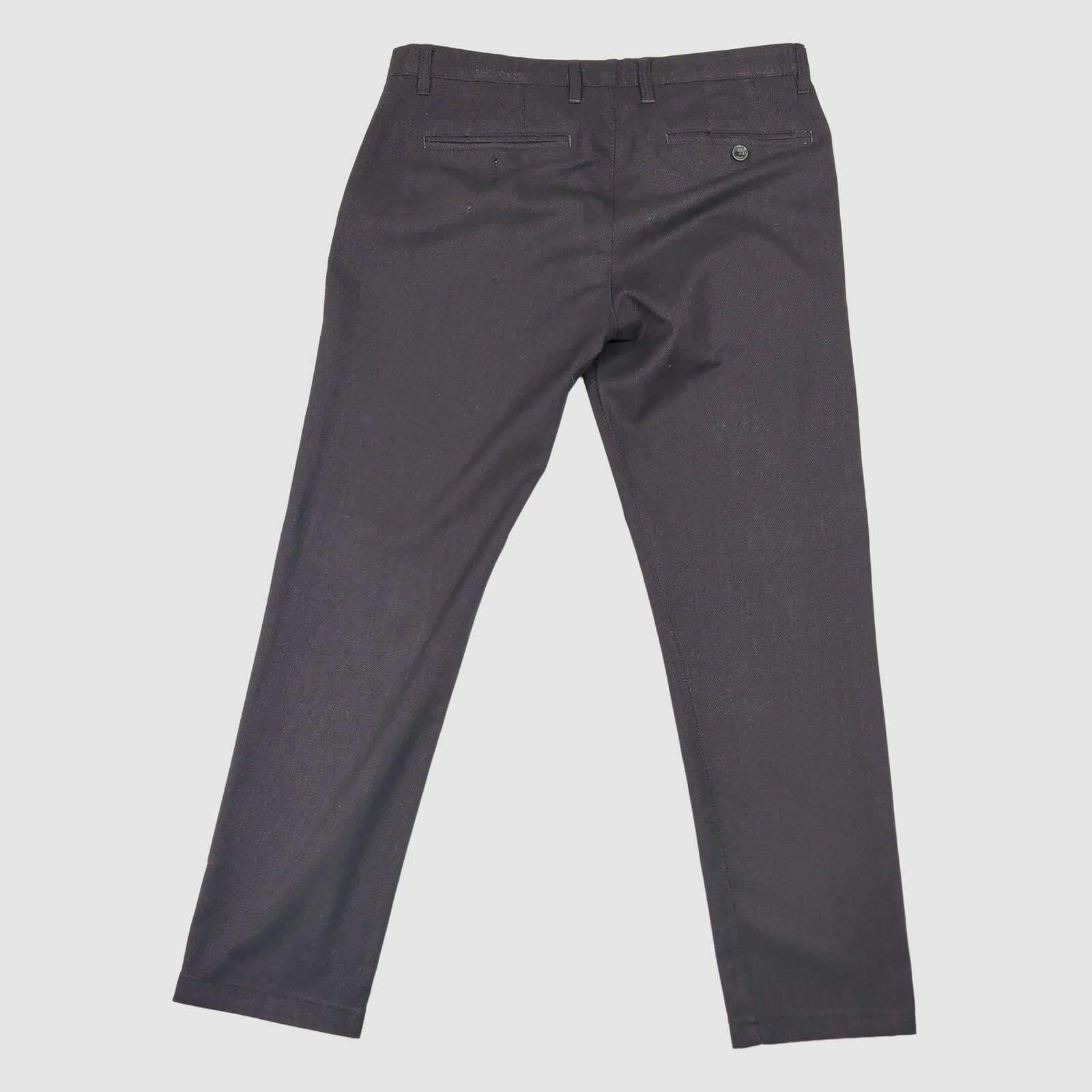 ted baker london mens dark grey textured willham smart casual trousers size 34 r by Baker – chino | RewearableUK