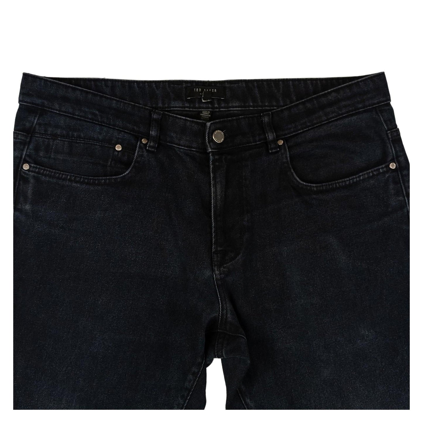 Ted Baker London Men's Jeans Size 36R Dark Blue Straight Leg Regular Fit Denim by Ted Baker – | RewearableUK