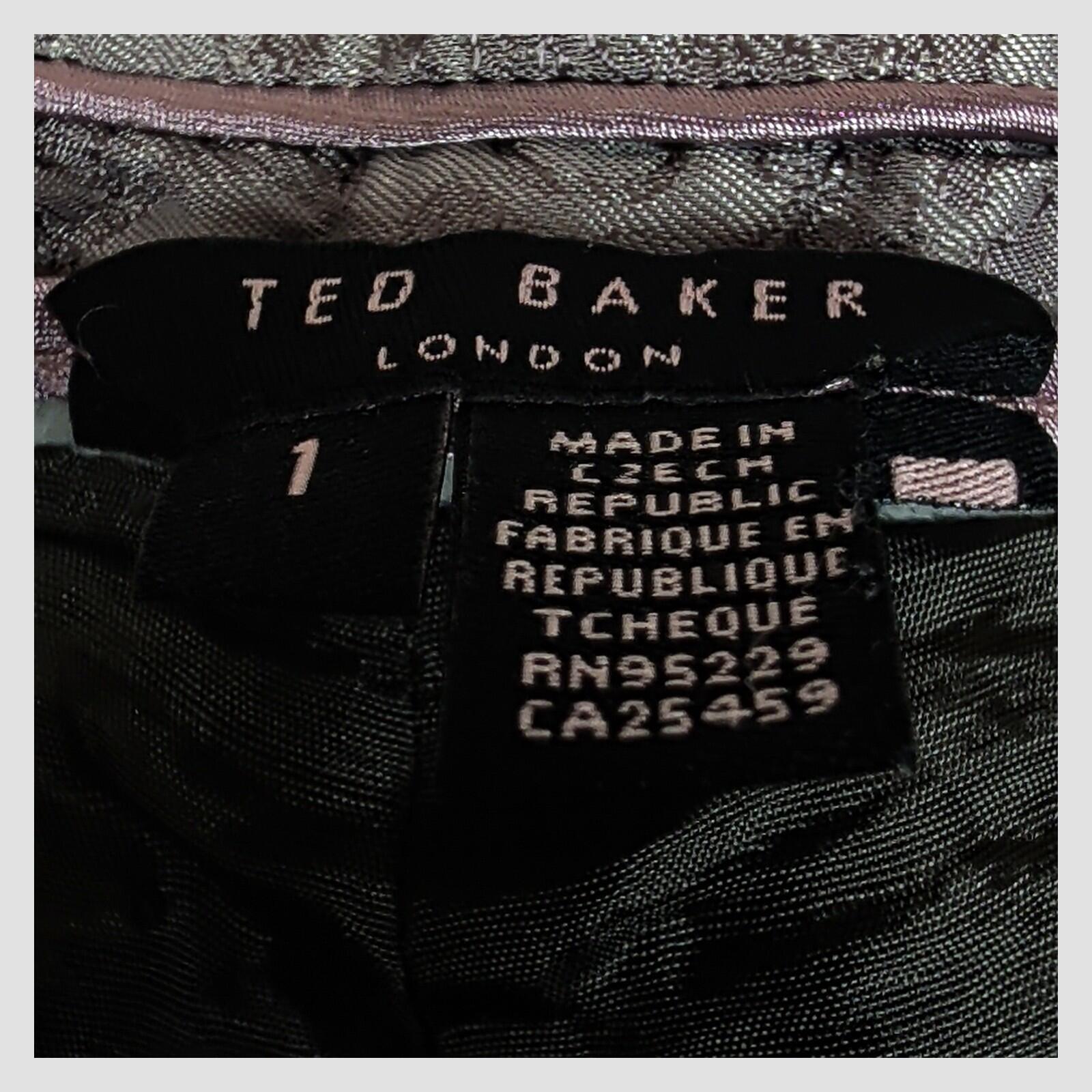 Ted Baker London Women’s Brown Check Wide Leg Trousers UK 8 Wool Blend by Ted Baker – SMART | RewearableUK