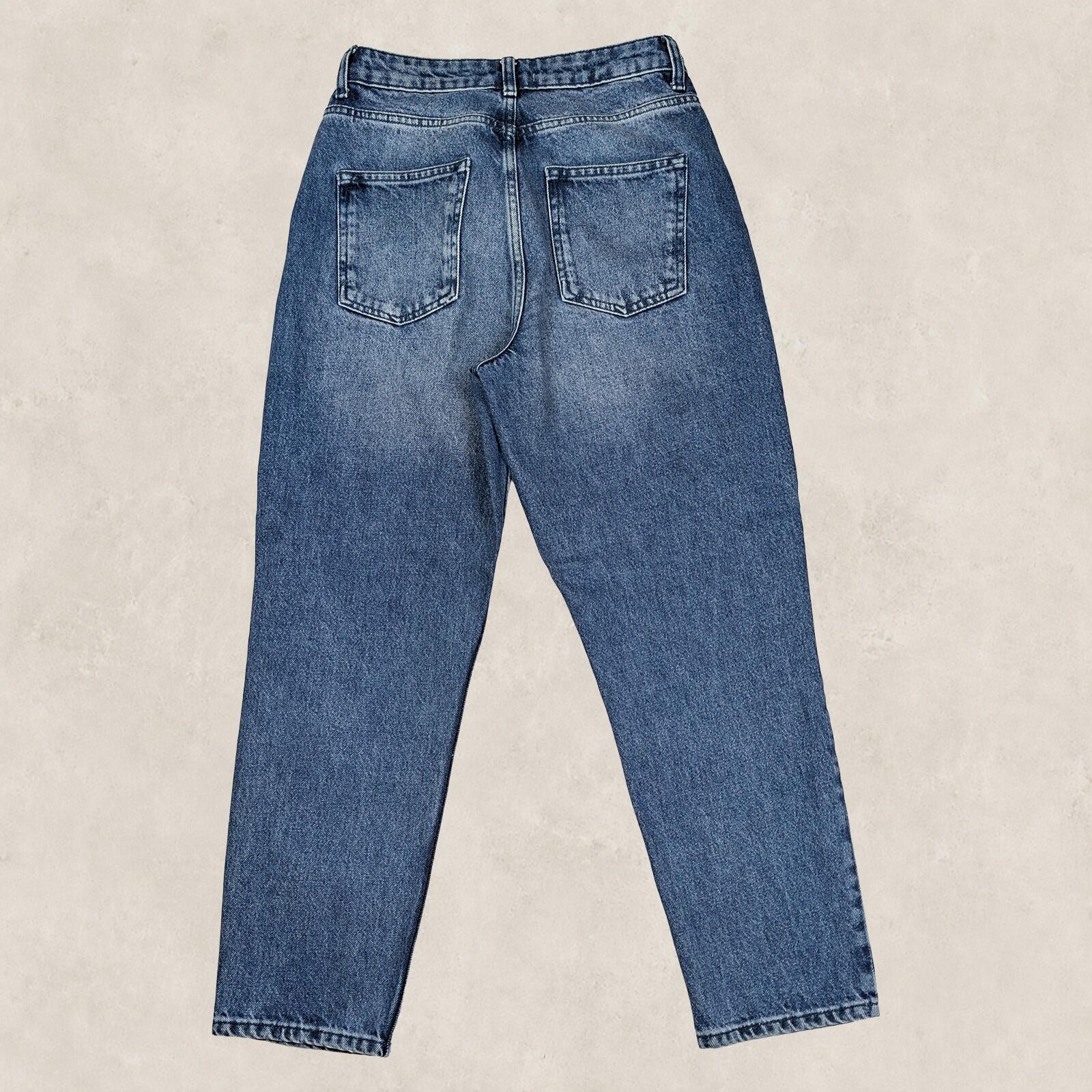 ted baker london womens mom denim jeans high rise blue wash size w 26 pants by Ted Baker – | RewearableUK