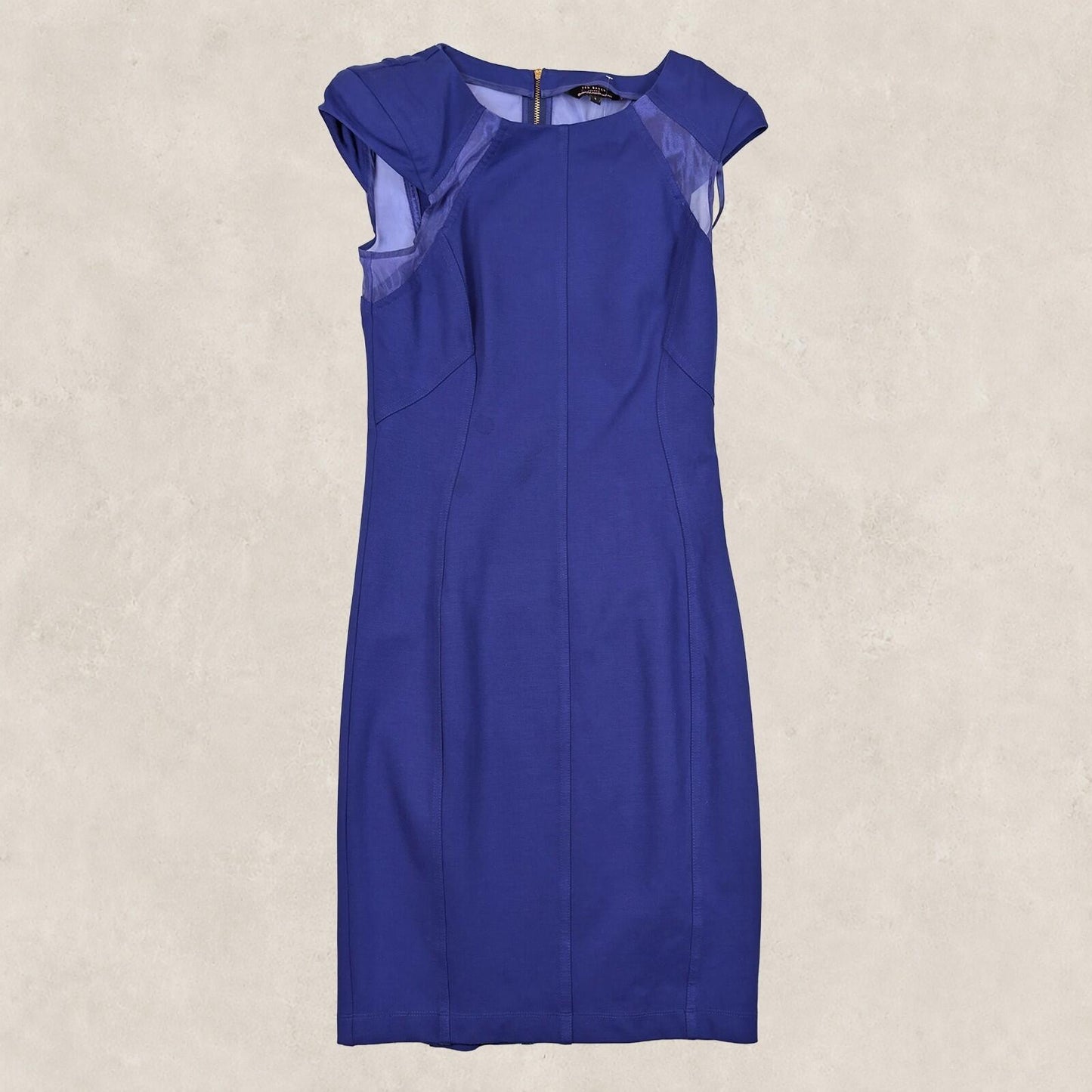 Ted Baker London Womens Royal Blue Bodycon Knee Dress Size 1 UK 8 New by Ted Baker – | RewearableUK