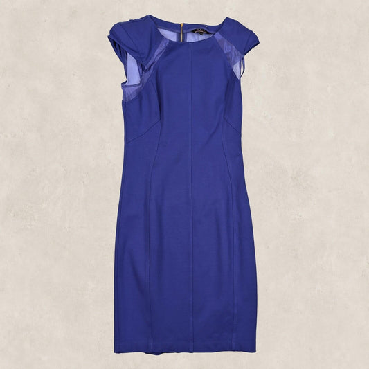 Ted Baker London Womens Royal Blue Bodycon Knee Dress Size 1 UK 8 New by Ted Baker – | RewearableUK
