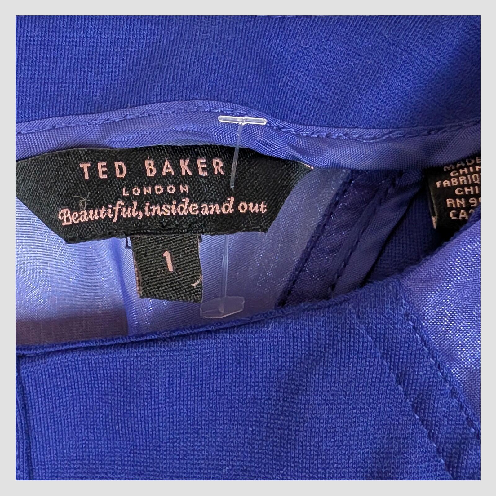 Ted Baker London Womens Royal Blue Bodycon Knee Dress Size 1 UK 8 New by Ted Baker – | RewearableUK