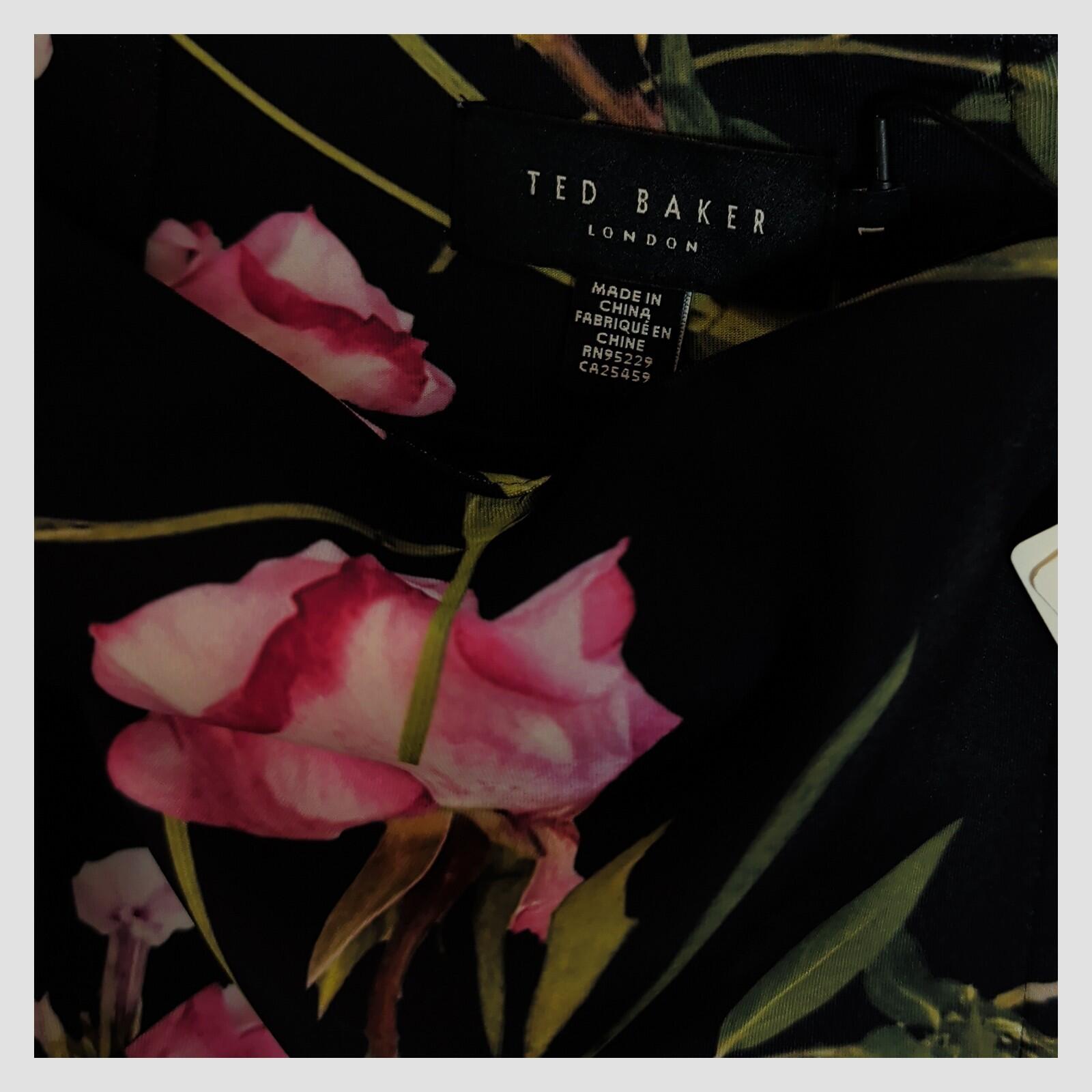 Ted Baker Lovina Black Floral Bardot Bodycon Dress BNWT Size 1 RRP £175 by Ted Baker – DRESSING | RewearableUK