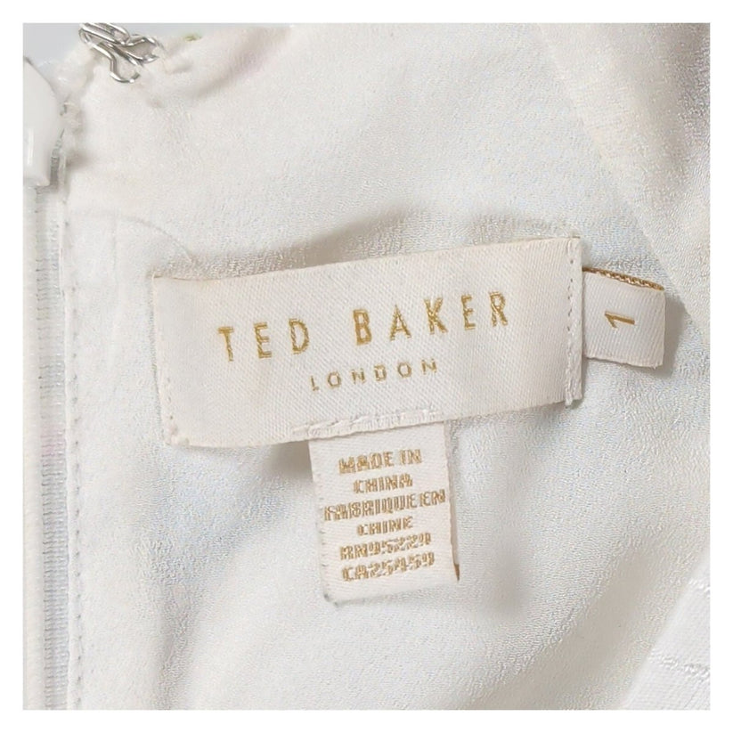 Ted Baker Lynnea Floral Playsuit Size 1 UK 8 Ivory – product photo 7 | RewearableUK