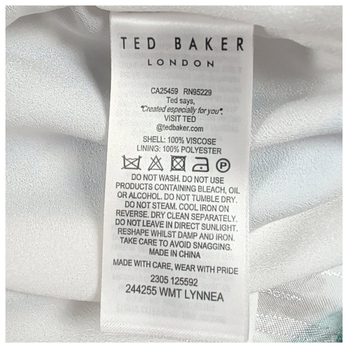 Ted Baker Lynnea Floral Playsuit Size 1 UK 8 Ivory – product photo 5 | RewearableUK