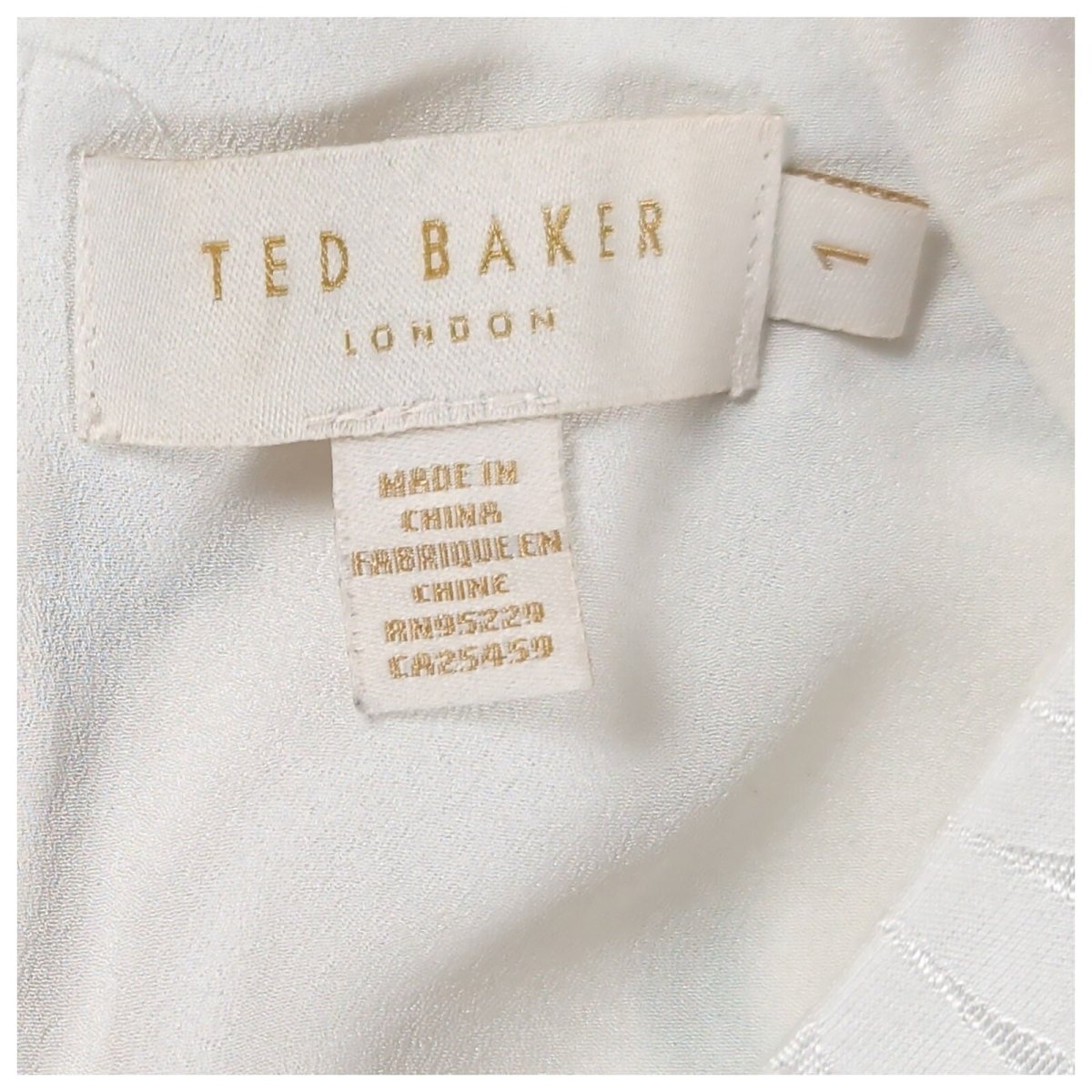 Ted Baker Lynnea Floral Playsuit Size 1 UK 8 Ivory – product photo 4 | RewearableUK