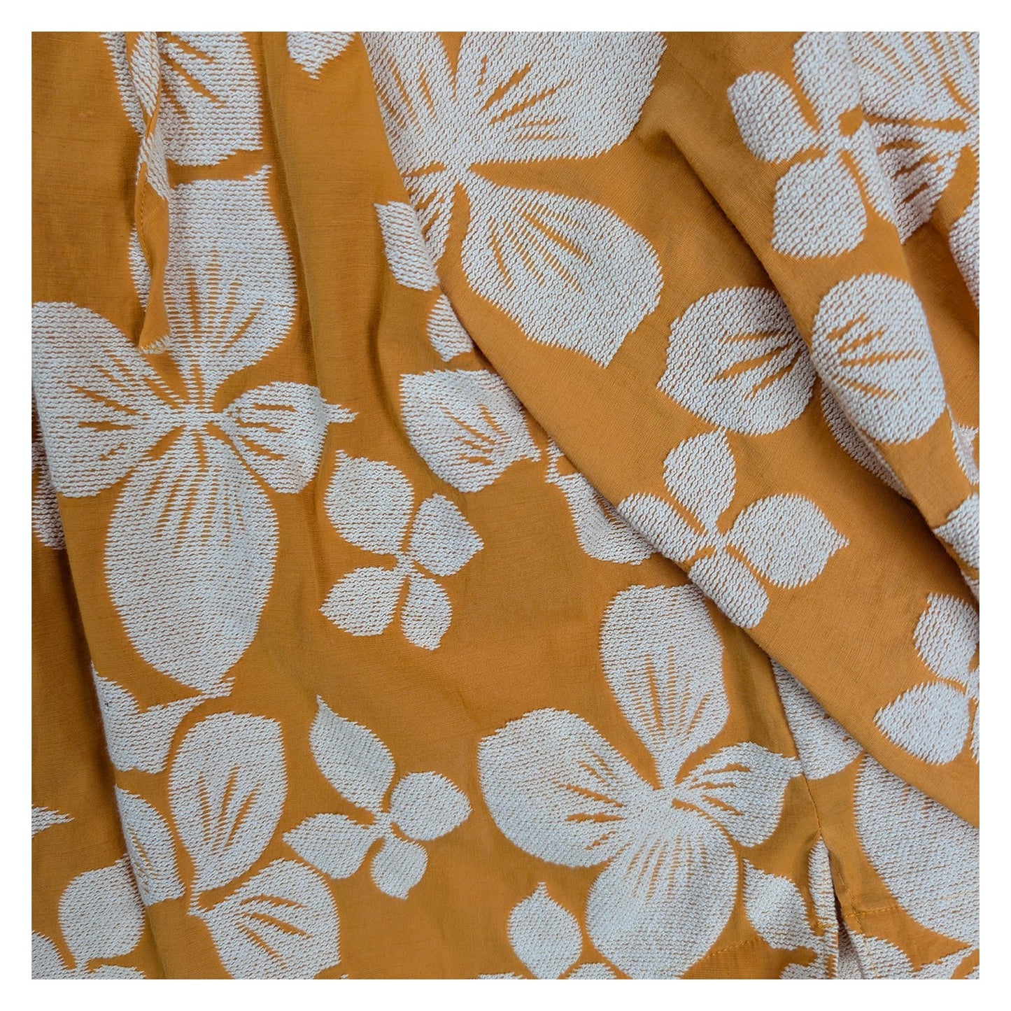 ted baker madia womens orange floral jacquard blouse top 3 uk 12 stains by Ted Baker – blouse | RewearableUK