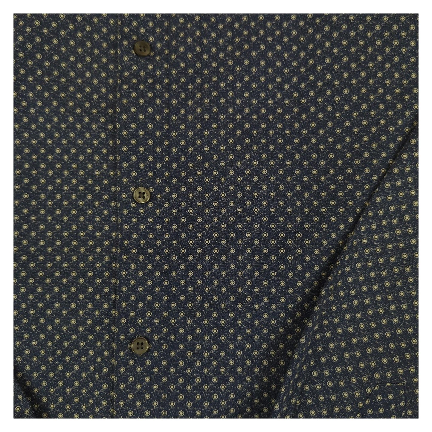 Ted Baker Ted Baker Mens Blue Paisley Shirt Long Sleeve Cotton Smart Casual Designer XL shirt RewearableUK