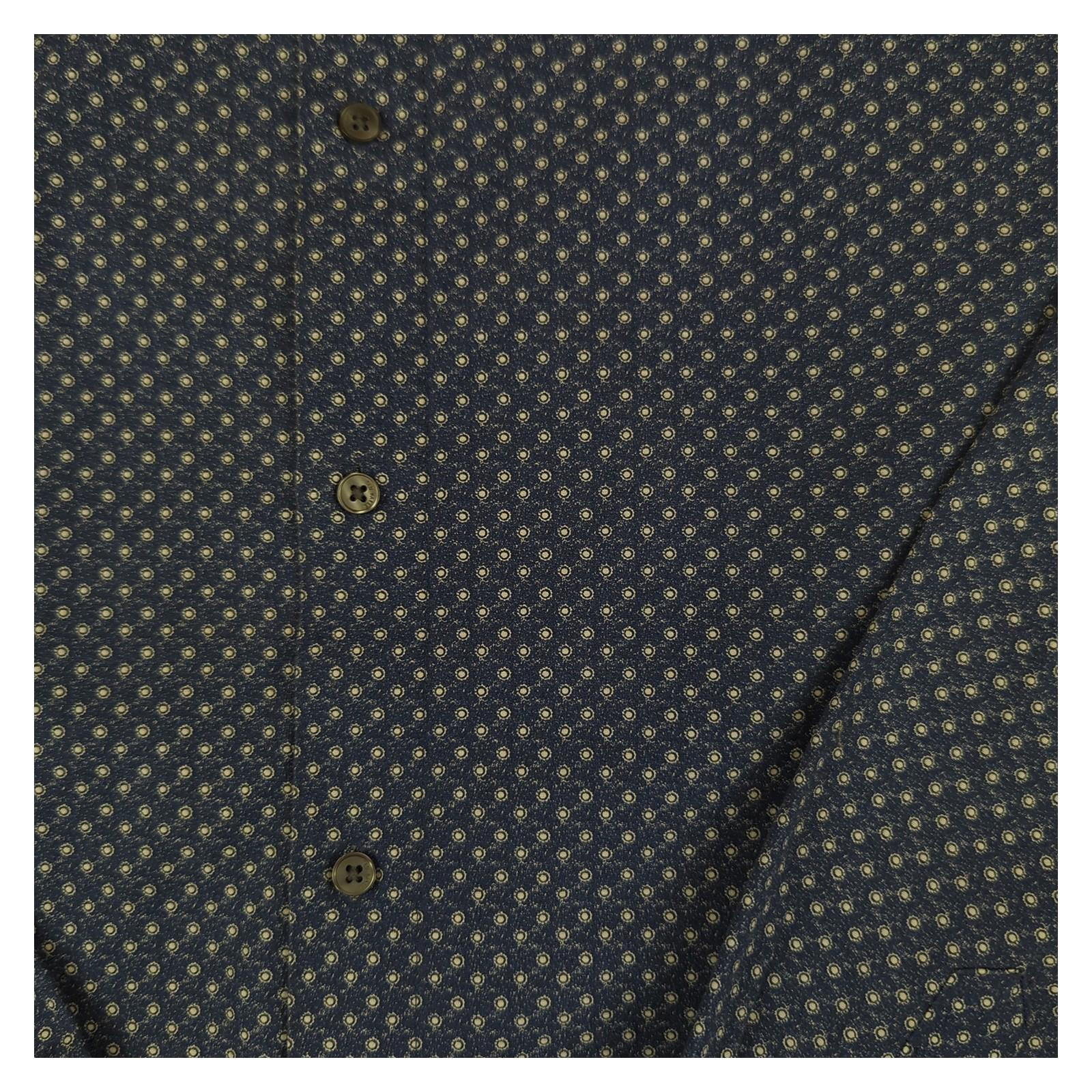 Ted Baker Ted Baker Mens Blue Paisley Shirt Long Sleeve Cotton Smart Casual Designer XL shirt RewearableUK