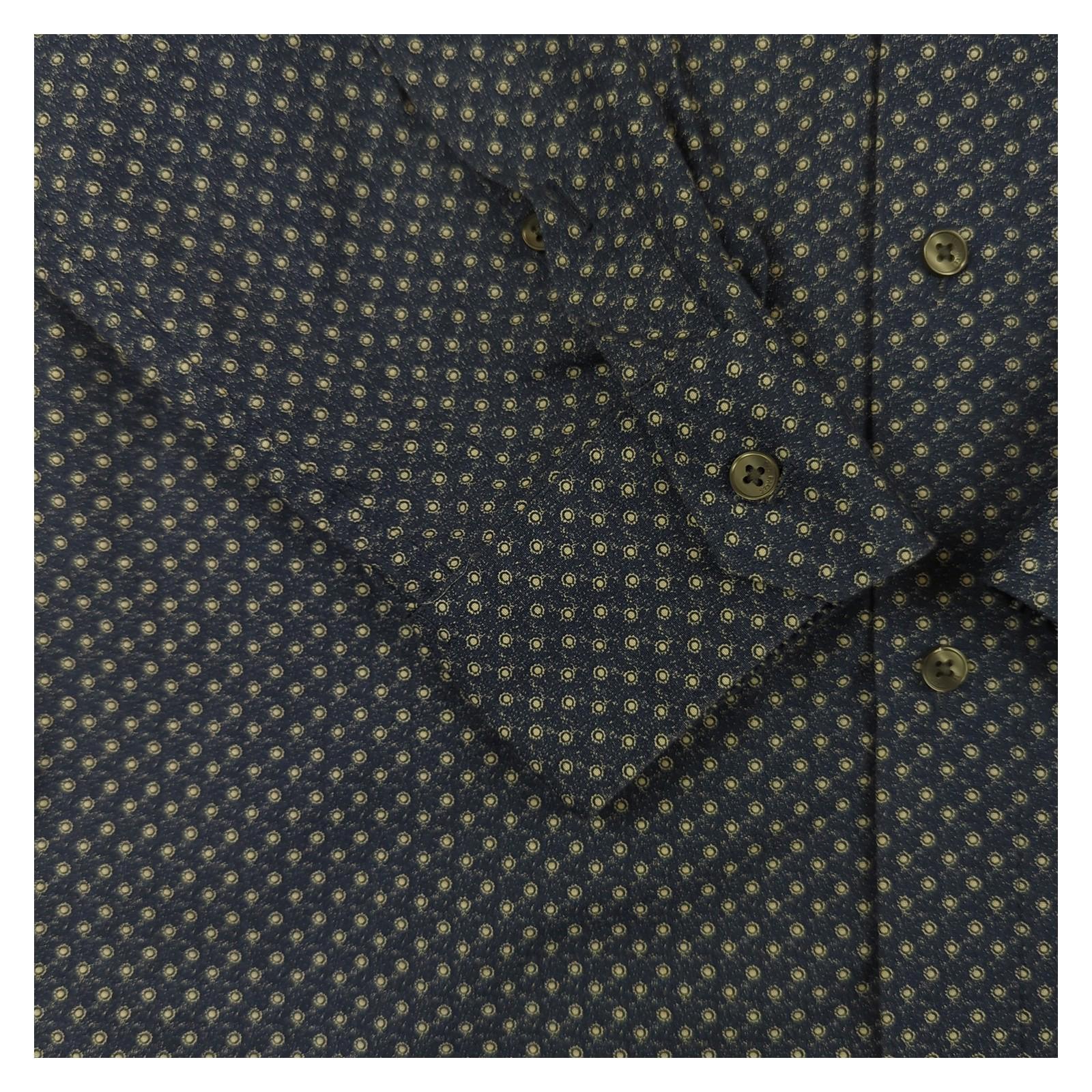 Ted Baker Ted Baker Mens Blue Paisley Shirt Long Sleeve Cotton Smart Casual Designer XL shirt RewearableUK