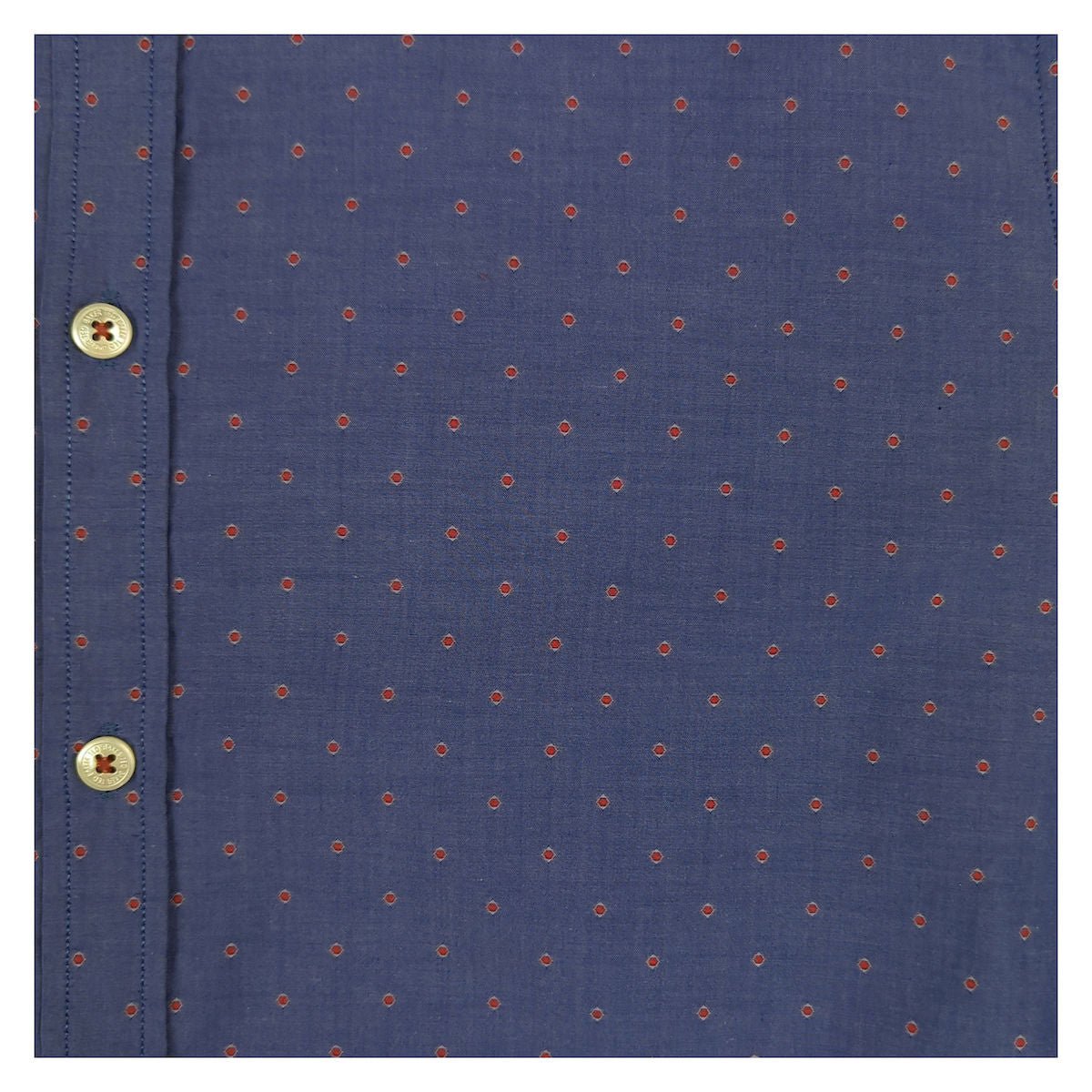 Ted Baker Men's Geometric Short Sleeve Shirt | Blue | Size 3 (M) by Ted Baker – shirt | RewearableUK