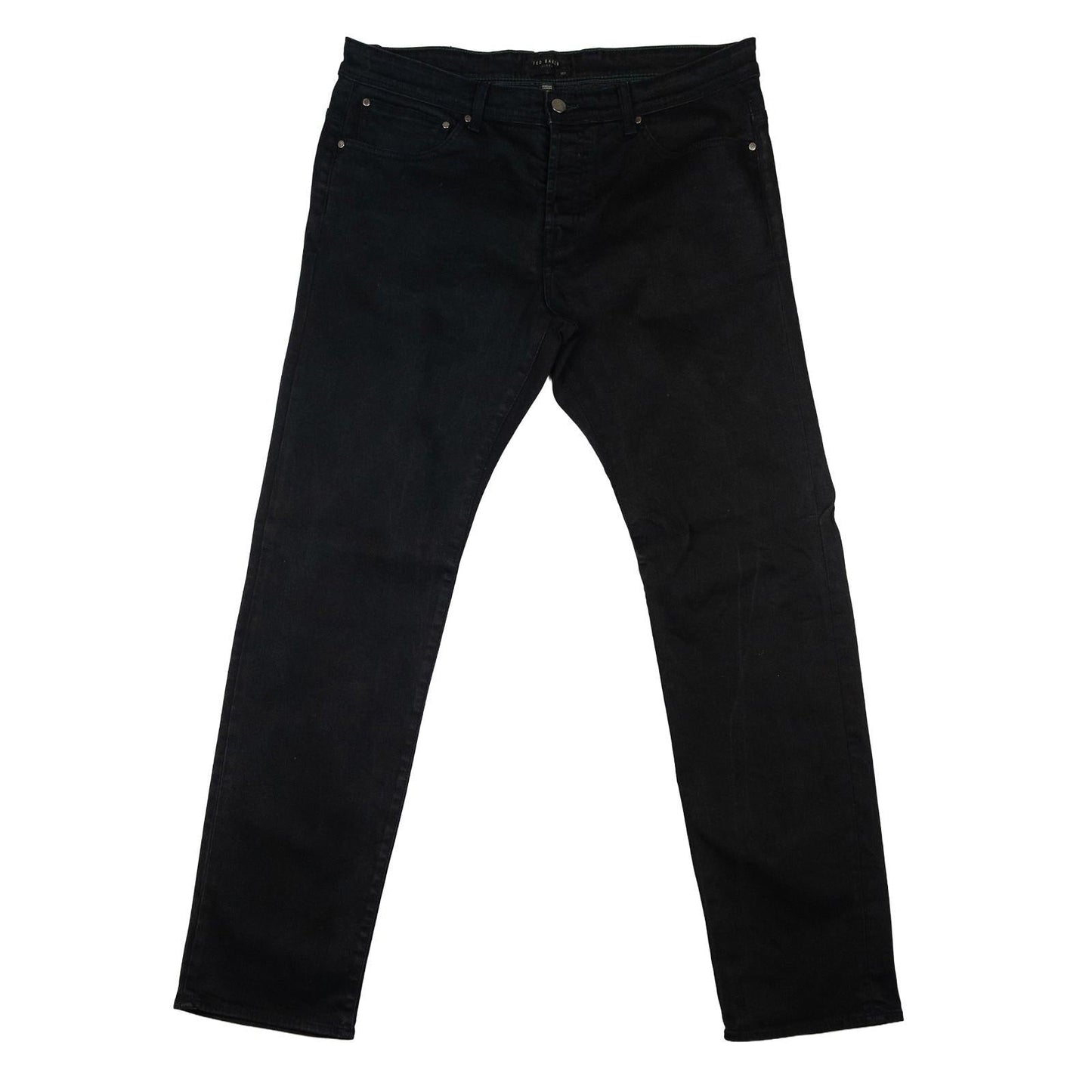 Ted Baker Men's Jeans 36R Black Stretch Slim Straight Designer Denim Pants by Ted Baker – | RewearableUK