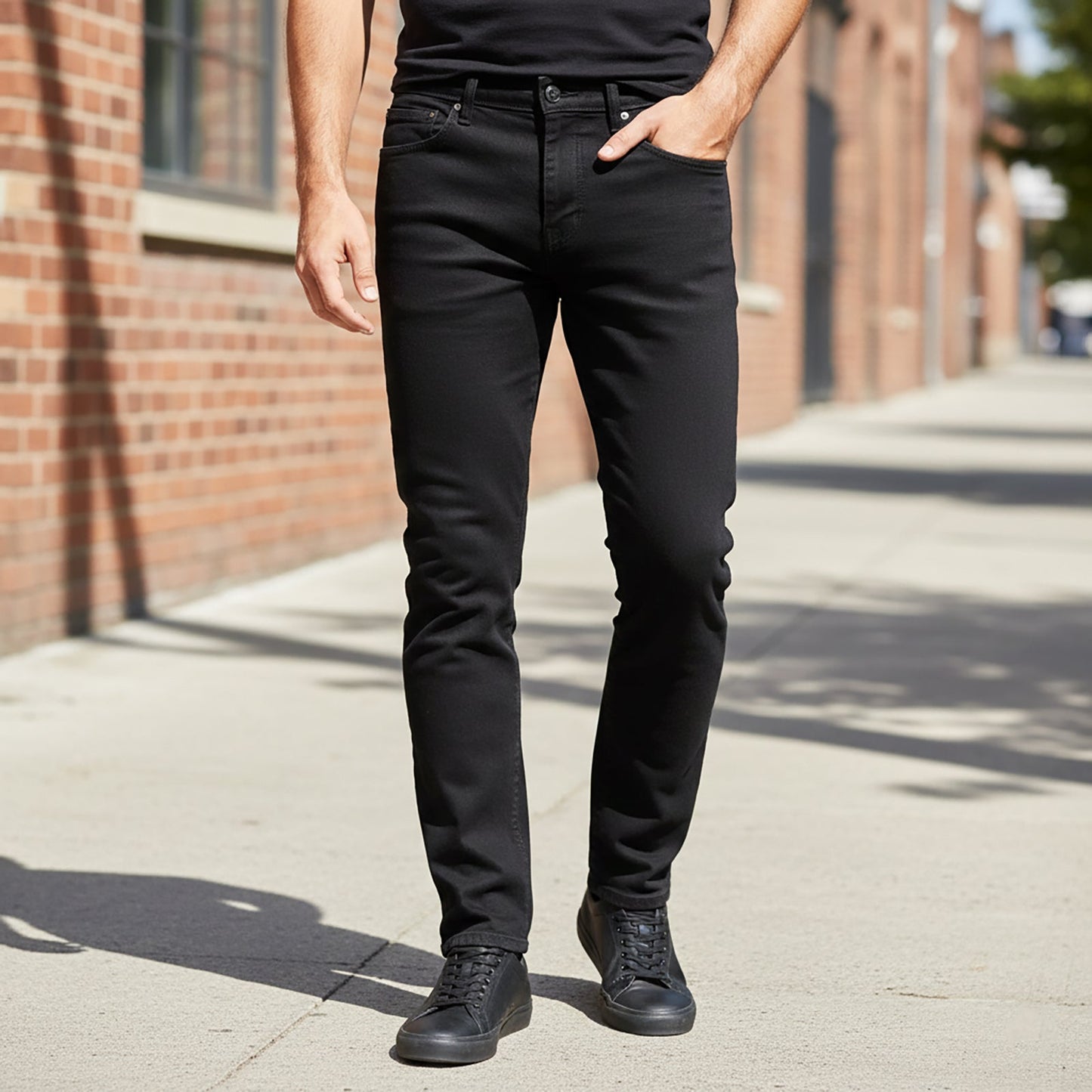 Ted Baker Men's Jeans Black Slim Straight | Size 36R by Ted Baker – JEANS | RewearableUK