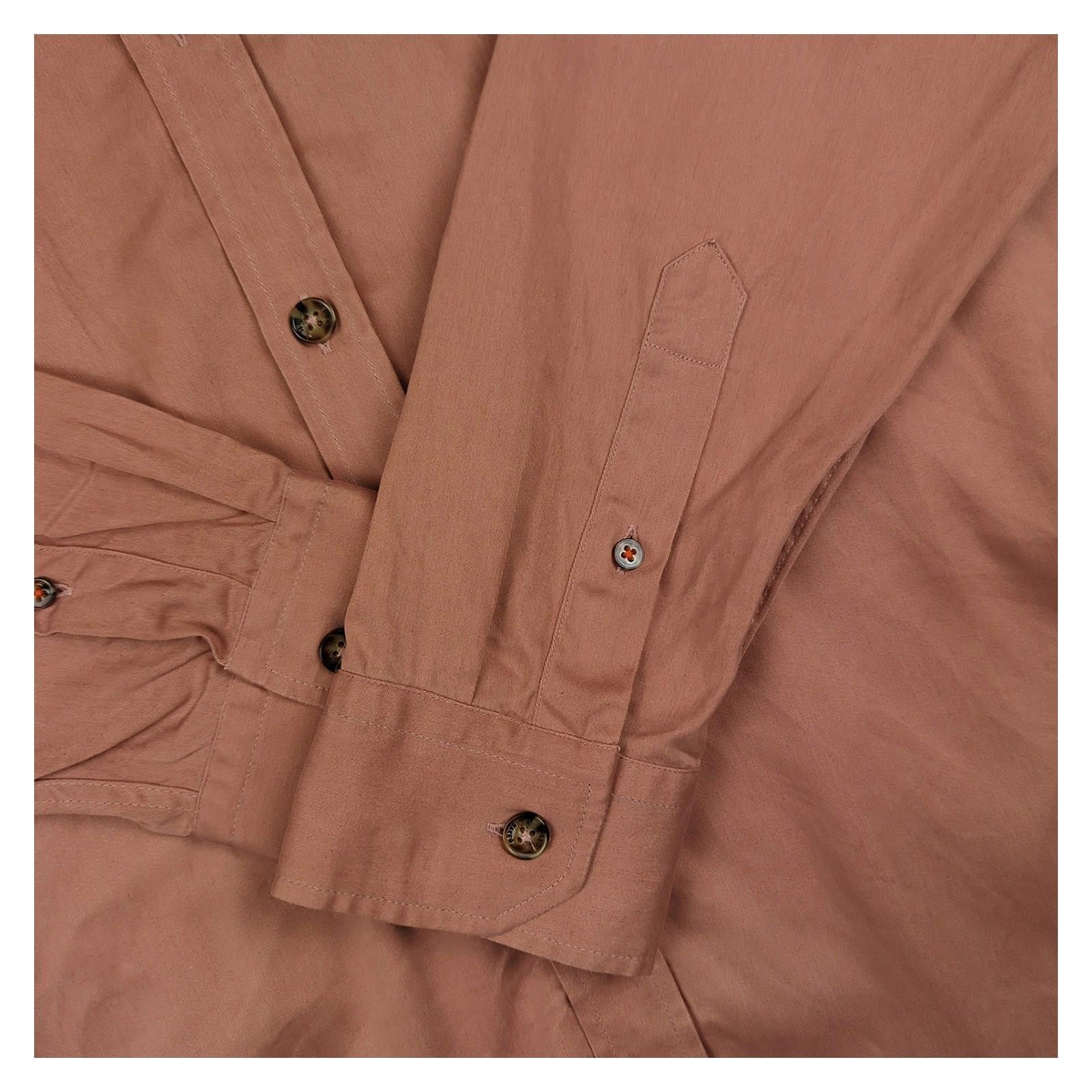 Ted Baker Ted Baker Men's Orange Cotton Long Sleeve Shirt Size XL Casual shirt RewearableUK