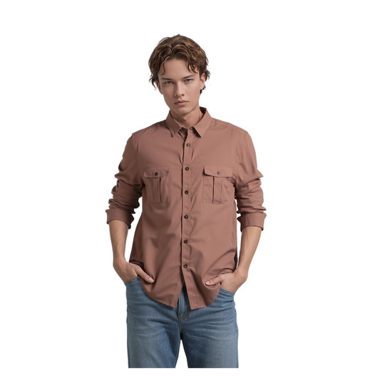 Ted Baker Ted Baker Men's Orange Cotton Long Sleeve Shirt Size XL Casual shirt RewearableUK