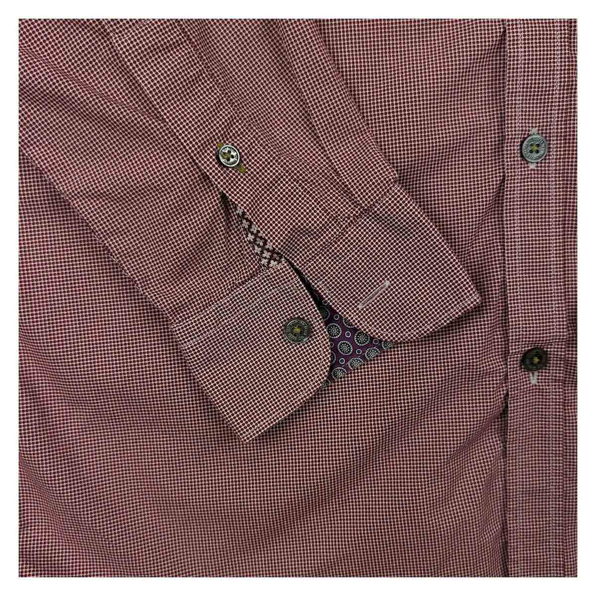 Ted Baker Men's Red Check Long Sleeve Shirt | Size 3 (M) by Ted Baker – shirt | RewearableUK