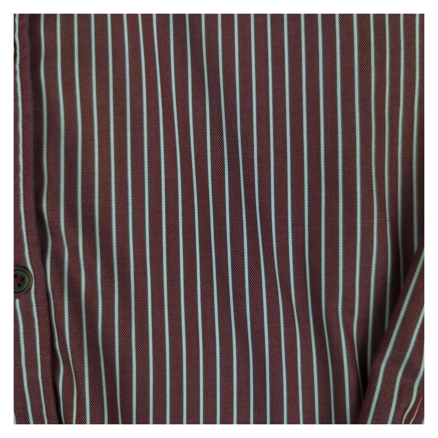 Ted Baker Ted Baker Mens Shirt Size 4 Large Violet Striped Long Sleeve Cotton Regular Fit shirt RewearableUK