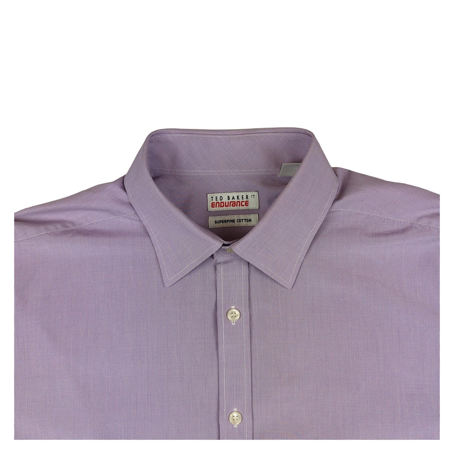 Ted Baker Ted Baker Mens Shirt XL Size 5 Pink Long Sleeve Cotton Casual Top shirt RewearableUK