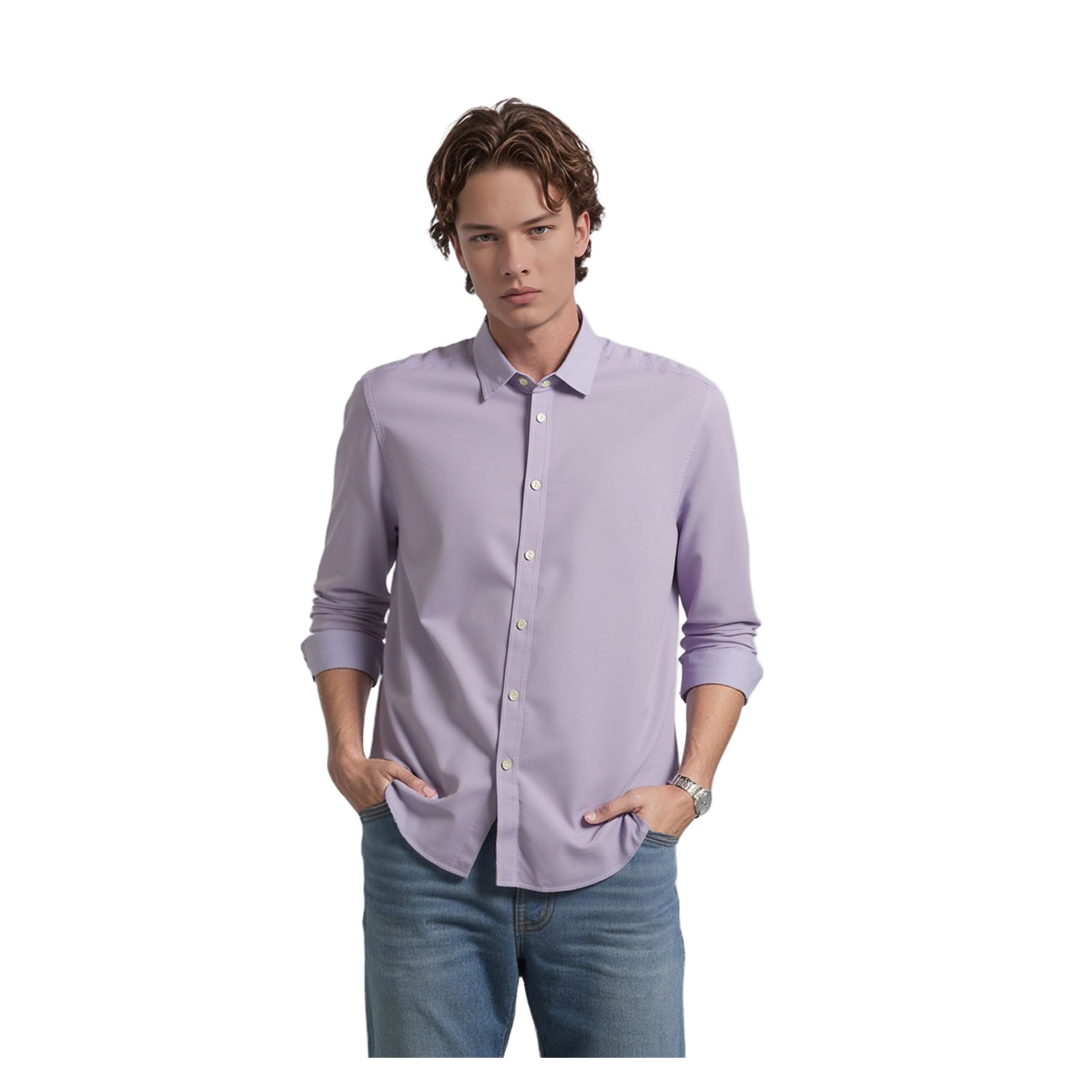 Ted Baker Ted Baker Mens Shirt XL Size 5 Pink Long Sleeve Cotton Casual Top shirt RewearableUK