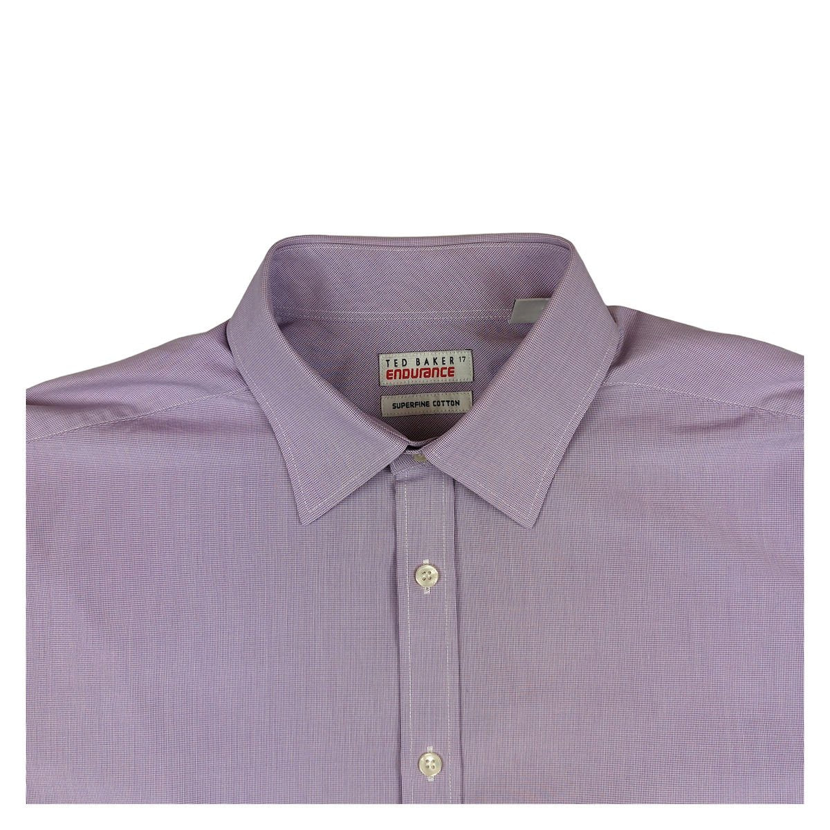 Ted Baker Mens Shirt XL Size 5 Pink Long Sleeve Cotton Casual Top by Ted Baker – shirt | RewearableUK