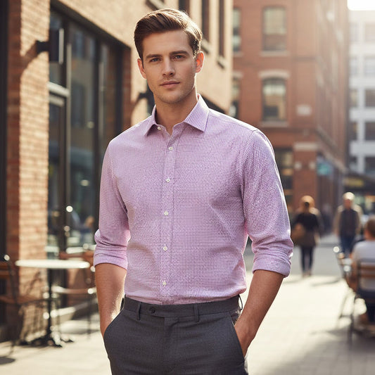 Ted Baker Mens Shirt XL Size 5 Pink Long Sleeve Cotton Casual Top by Ted Baker – shirt | RewearableUK