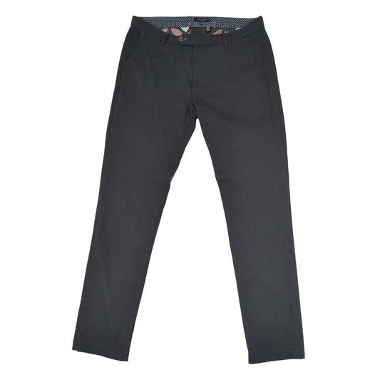 ted baker mens size 34 l dark blue textured slim fit chinos trousers pants by Baker – | RewearableUK