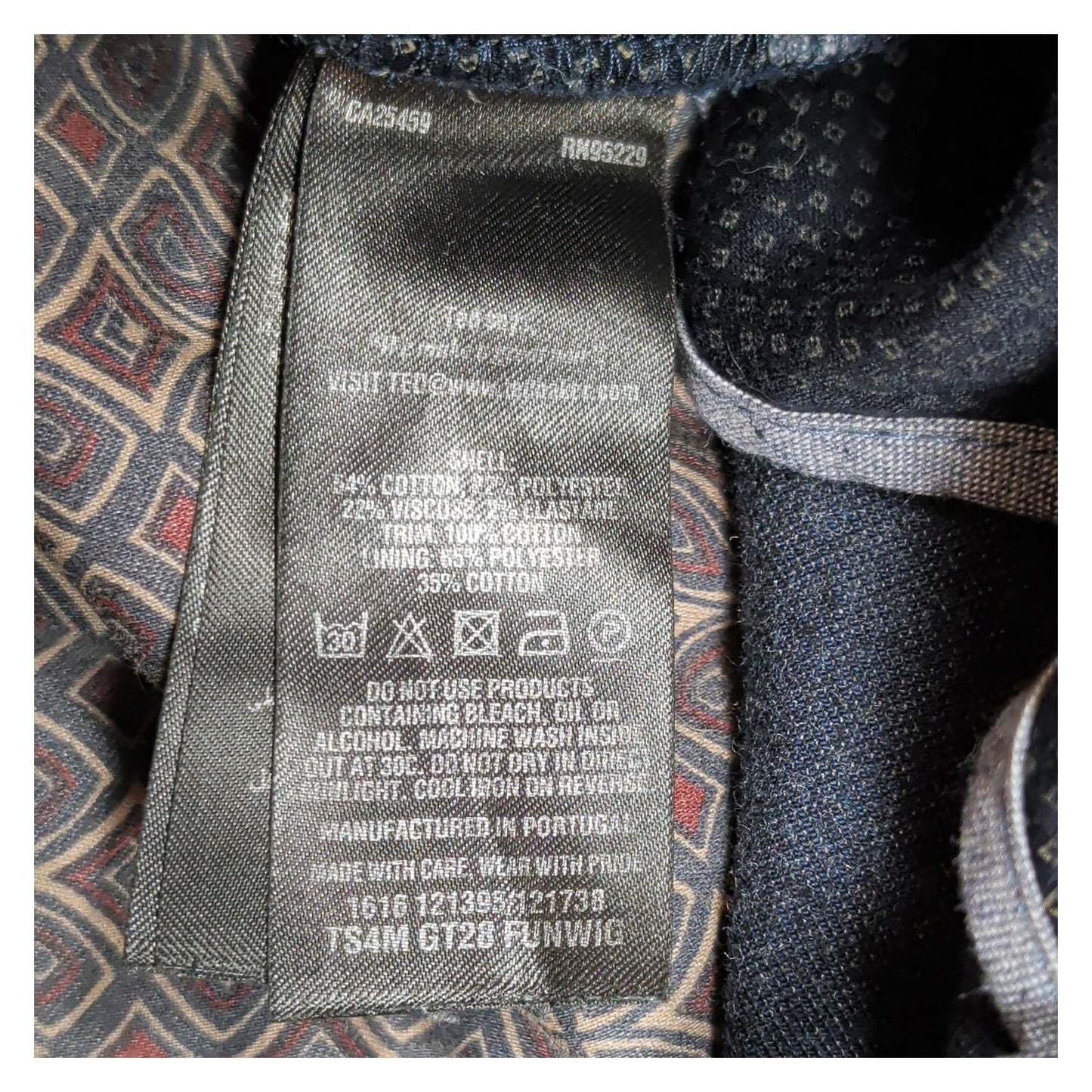 ted baker mens size 36 r dark charcoal grey stretch chinos trousers pants by Baker – | RewearableUK