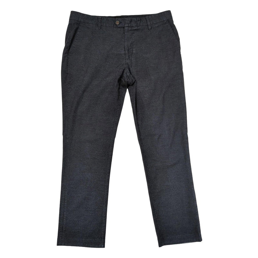 ted baker mens size 36 r dark charcoal grey stretch chinos trousers pants by Baker – | RewearableUK