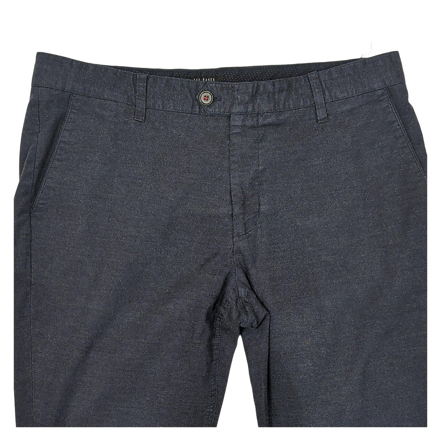 ted baker mens size 36 r dark charcoal grey stretch chinos trousers pants by Baker – | RewearableUK