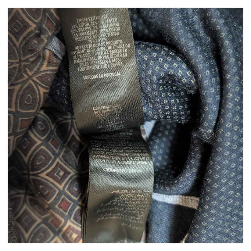ted baker mens size 36 r dark charcoal grey stretch chinos trousers pants by Baker – | RewearableUK