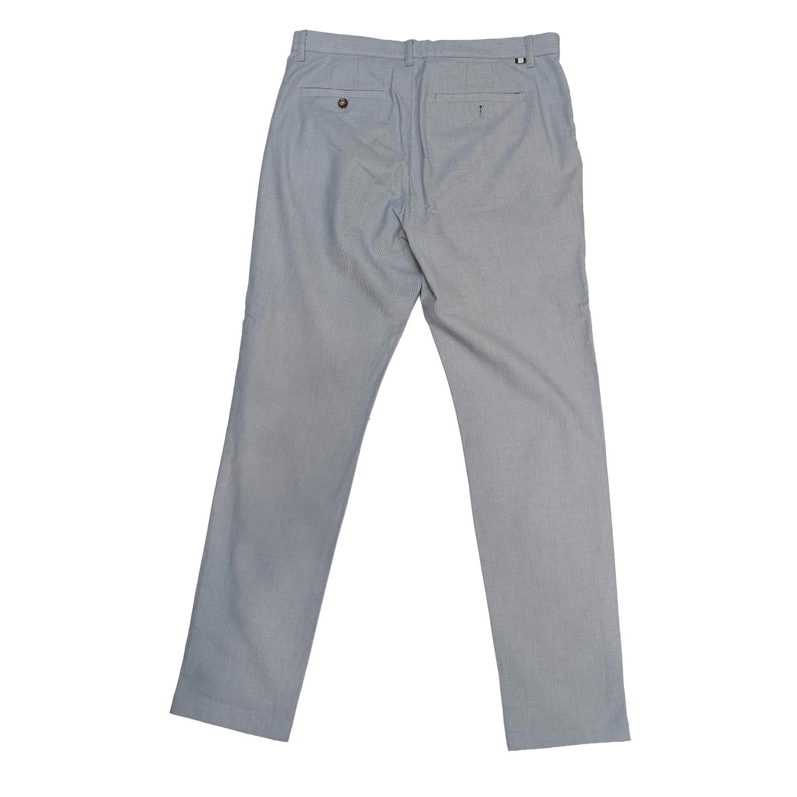 ted baker mens smart tailored trousers size 32 r light blue micro check by Baker – | RewearableUK