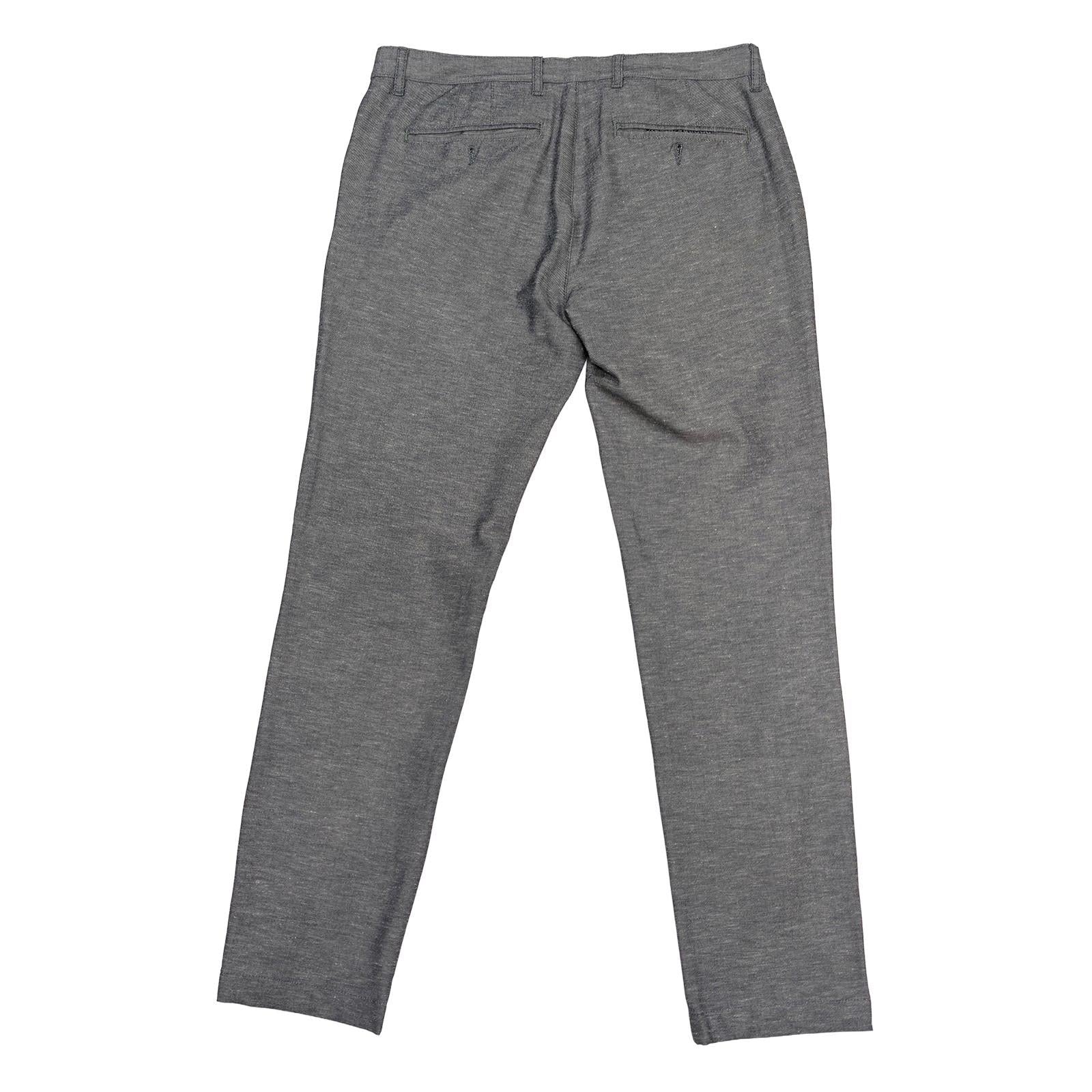 ted baker mens tailored smart trousers size 34 r grey textured casual pants by Baker – | RewearableUK