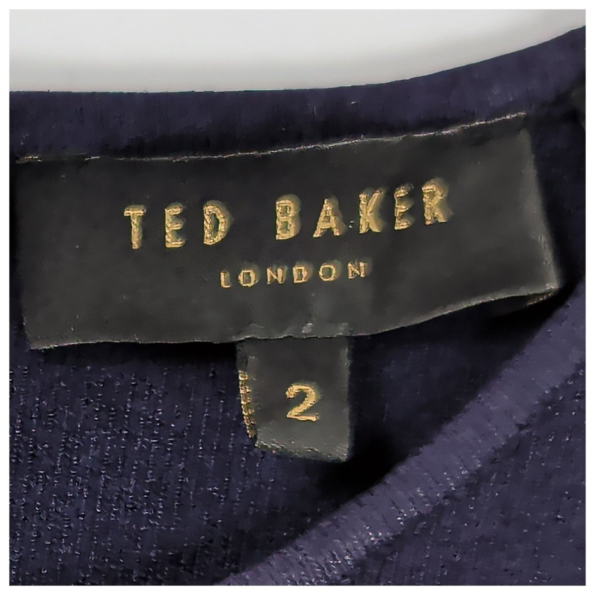 Ted Baker Navy Cutwork Lace Sleeveless Top Size 2 UK 10 – product photo 5 | RewearableUK