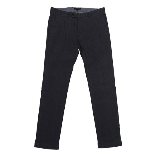 Ted Baker Navy Linen Blend Trousers Men's Size 32R Regular Smart Casual Summer by Baker – | RewearableUK