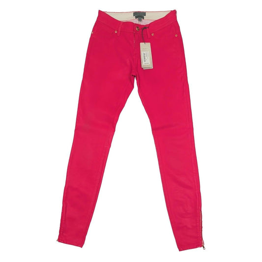 Ted Baker NWT Womens W26 Mid Pink Esstie Resin Finish Skinny Jeans Ankle Zip by Ted Baker – | RewearableUK