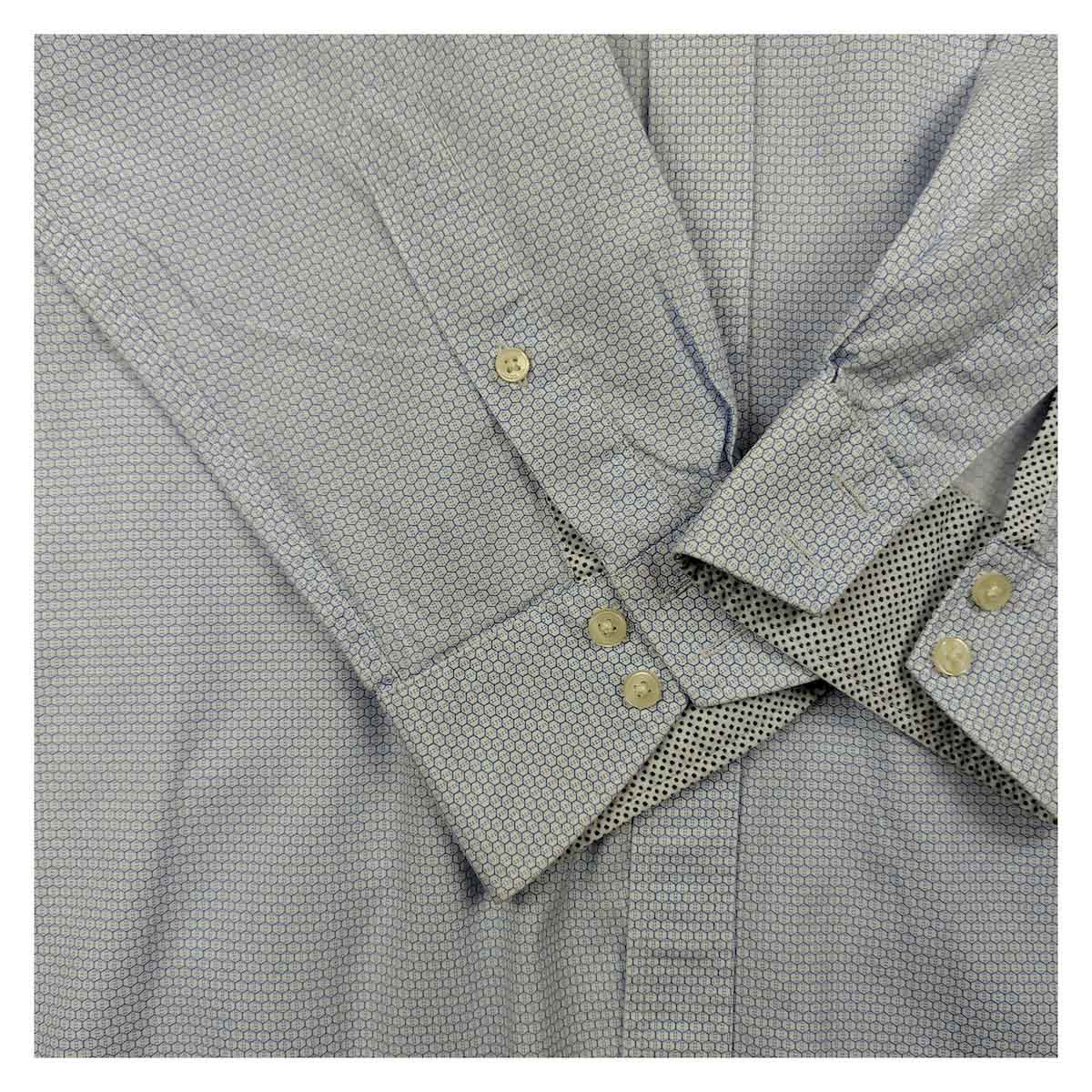 Ted Baker Slim Fit Long Sleeve Shirt Blue | Men's 16 (M/L) by Ted Baker – shirt | RewearableUK