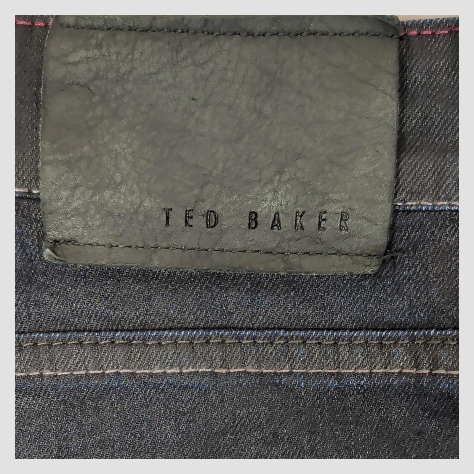 Ted Baker Tinned Sardines Mens Jeans Size 34 R Dark Indigo Blue Denim Pants by Ted Baker – | RewearableUK