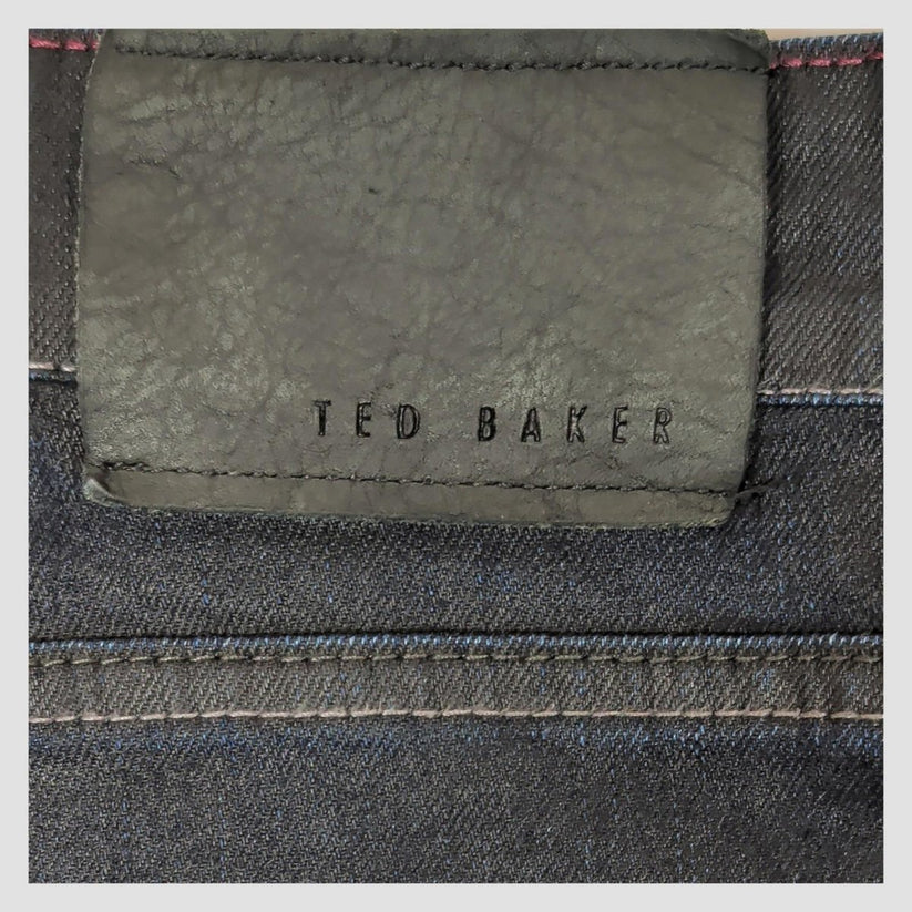 Ted Baker Tinned Sardines Mens Jeans Size 34 R Dark Indigo Blue Denim Pants by Ted Baker – | RewearableUK