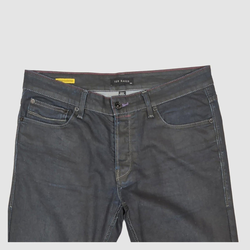 Ted Baker Tinned Sardines Mens Jeans Size 34 R Dark Indigo Blue Denim Pants by Ted Baker – | RewearableUK