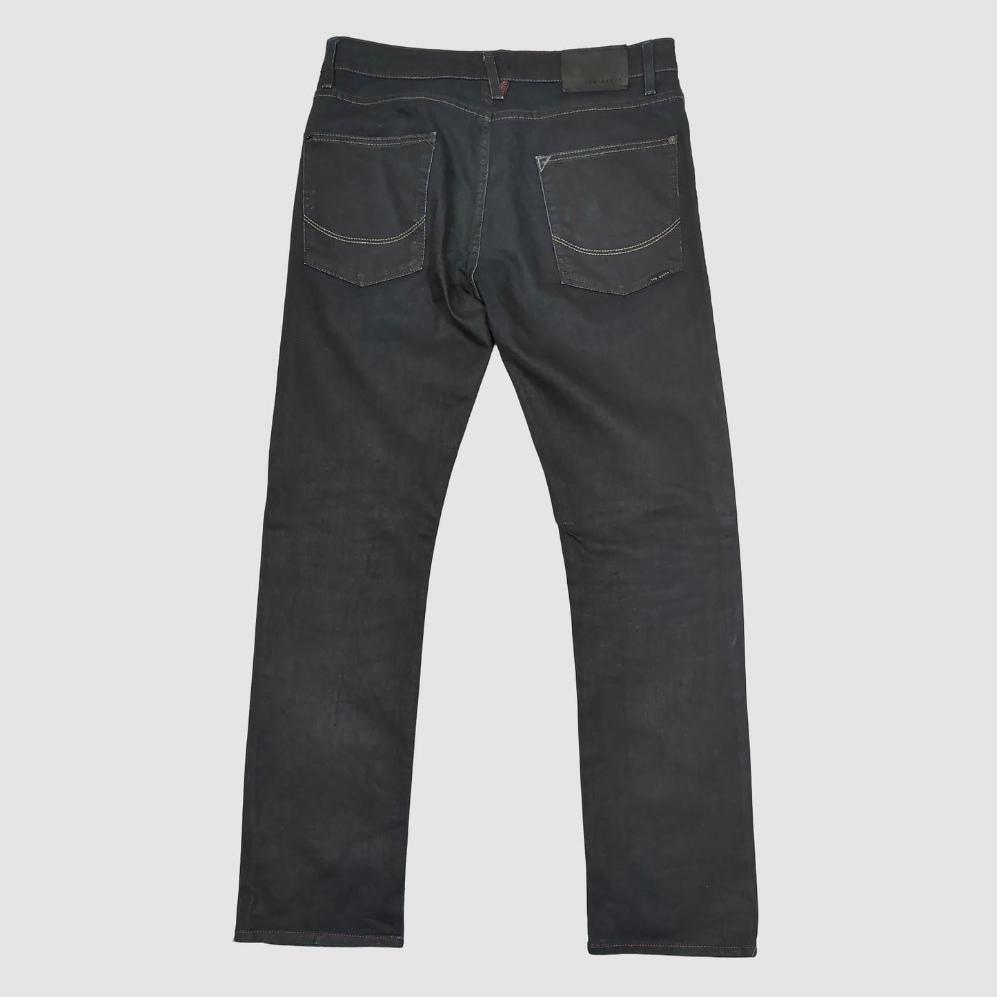 Ted Baker Tinned Sardines Mens Jeans Size 34 R Dark Indigo Blue Denim Pants by Ted Baker – | RewearableUK
