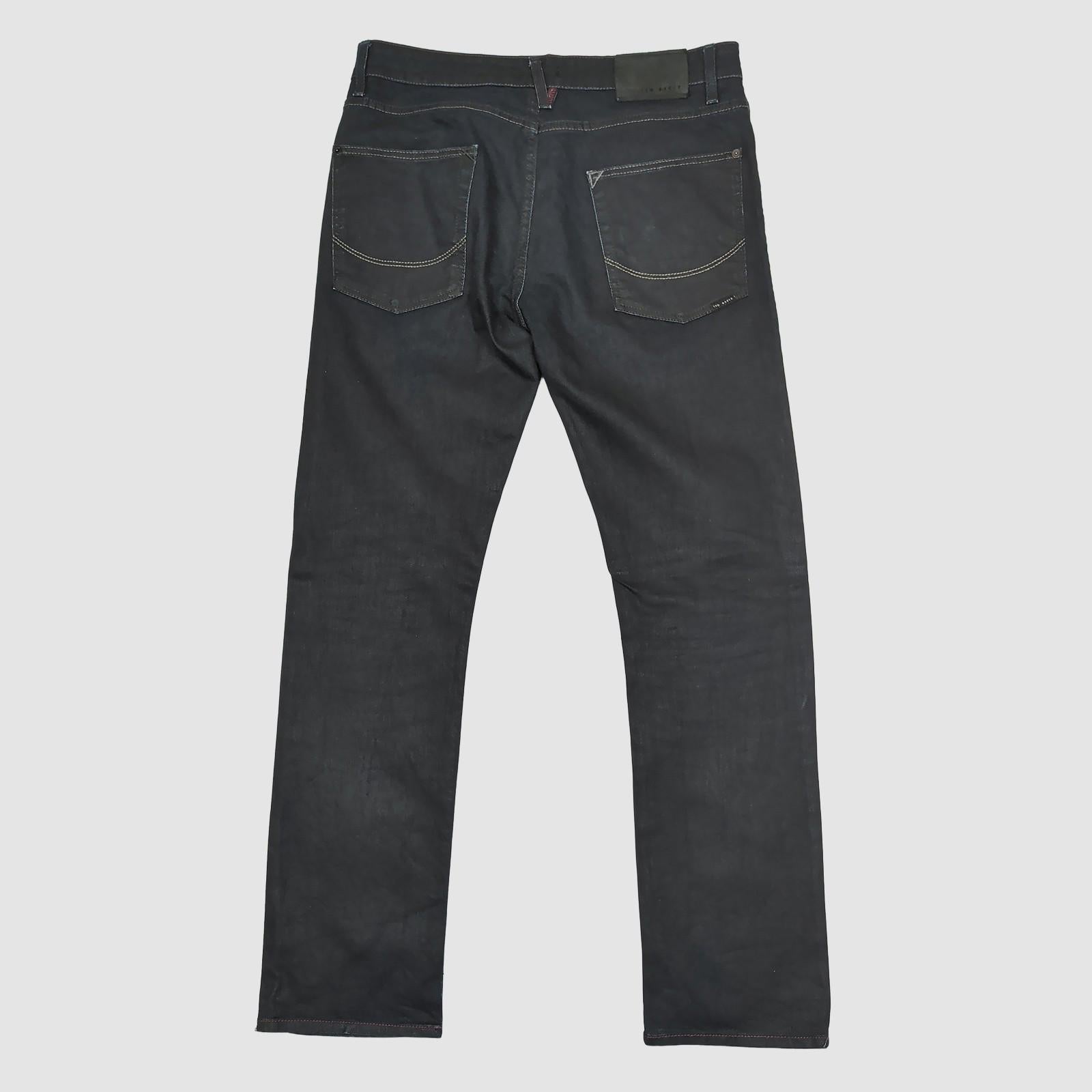 Ted Baker Tinned Sardines Mens Jeans Size 34 R Dark Indigo Blue Denim Pants by Ted Baker – | RewearableUK